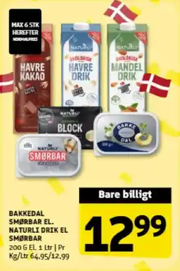 Løvbjerg Bakkedal smørbar el. naturli drik el smørbar tilbud