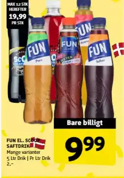 Løvbjerg Fun el. Scoop saftdrik tilbud