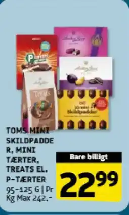 Løvbjerg Toms Mini skildpadde r, mini tærter, treats el. p-tærter tilbud