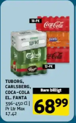 Løvbjerg Tuborg, Carlsberg, Coca-Cola el. Fanta tilbud