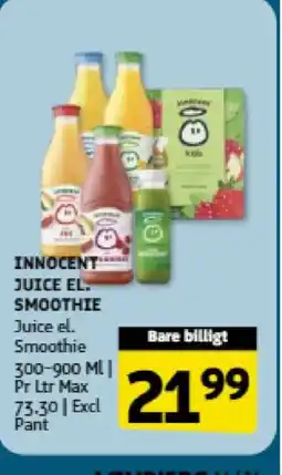 Løvbjerg Innocent juice el. smoothie tilbud