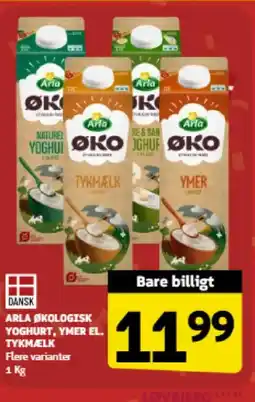 Løvbjerg Arla økologisk yoghurt, Ymer el. tykmælk tilbud