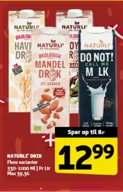 Løvbjerg Naturli drik tilbud