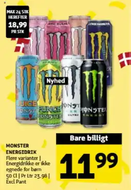 Løvbjerg Monster energidrik tilbud