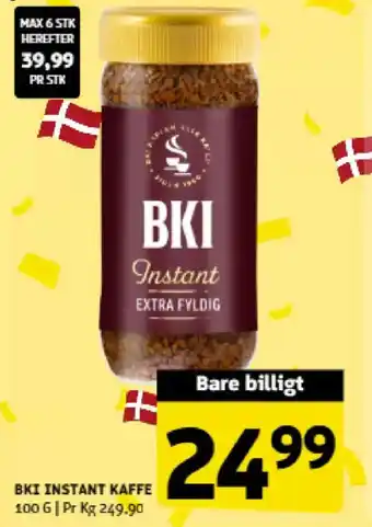 Løvbjerg BKI Instant kaffe tilbud