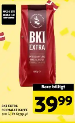 Løvbjerg BKI Extra formalet kaffe tilbud