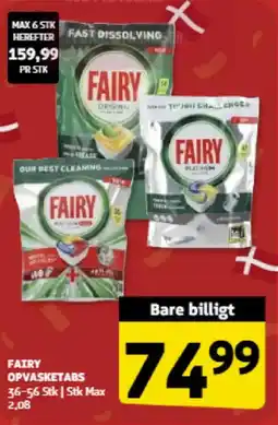 Løvbjerg Fairy opvasketabs tilbud