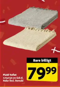 Løvbjerg Plaid Vaflet tilbud