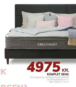 Daells Bolighus KOMPLET SENG, DKK 4975 tilbud