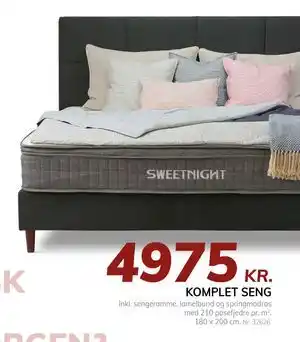 KOMPLET SENG, DKK 4975