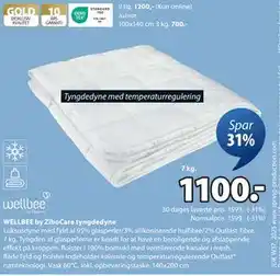 JYSK WELLBEE by ZiboCare tyngdedyne tilbud