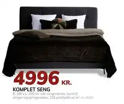 Daells Bolighus KOMPLET SENG, DKK 4996 tilbud