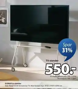 JYSK EJDRUP tv-stander, DKK 550 tilbud