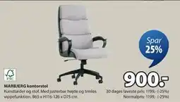 JYSK MARBJERG kontorstol, DKK 900 tilbud