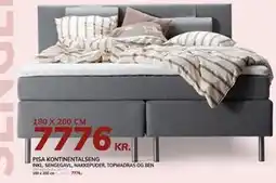 Daells Bolighus PISA KONTINENTALSENG, DKK 7776 tilbud