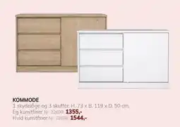 Daells Bolighus KOMMODE tilbud