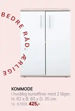 Daells Bolighus KOMMODE, DKK 425 tilbud
