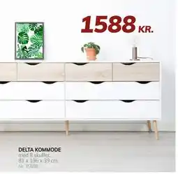 Daells Bolighus DELTA KOMMODE, DKK 1588 tilbud