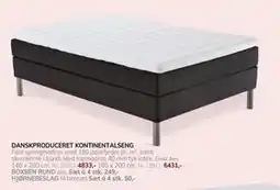 Daells Bolighus DANSKPRODUCERET KONTINENTALSENG tilbud