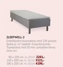 Daells Bolighus ZLEEPWELL-2 tilbud