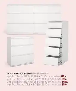 Daells Bolighus NOVA KOMMODESERIE tilbud