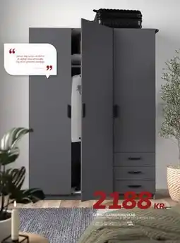 Daells Bolighus SPRINT GARDEROBESKAB, DKK 2188 tilbud