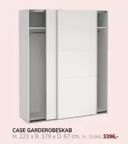 Daells Bolighus CASE GARDEROBESKAB, DKK 3396 tilbud