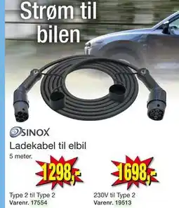 Harald Nyborg Ladekabel til elbil tilbud