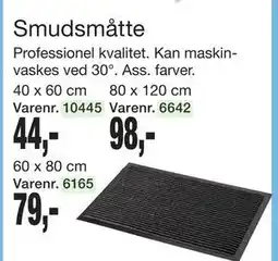Harald Nyborg Smudsmåtte tilbud
