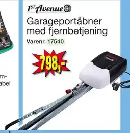 Harald Nyborg Garageportåbner med fjernbetjening, DKK 798 tilbud