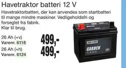 Harald Nyborg Havetraktor batteri 12 V, DKK 499 tilbud