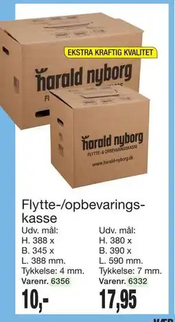 Harald Nyborg Flytte-/opbevaringskasse tilbud