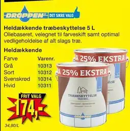 Harald Nyborg Heldækkende træbeskyttelse 5 L, DKK 174 tilbud