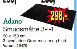 Harald Nyborg Smudsmåtte 3-i-1, DKK 298 tilbud