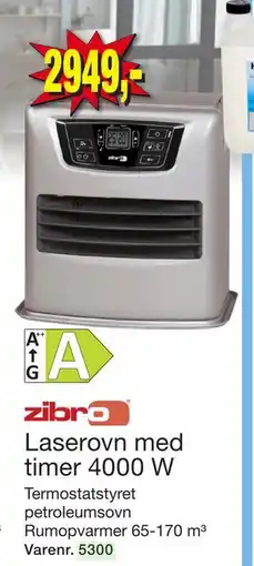Harald Nyborg Laserovn med timer 4000 W, DKK 2949 tilbud