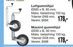 Harald Nyborg Luftgummihjul, DKK 178 tilbud