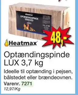 Harald Nyborg Optændingspinde LUX 3,7 kg, DKK 48 tilbud