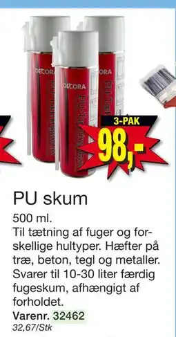 Harald Nyborg PU skum, DKK 98 tilbud