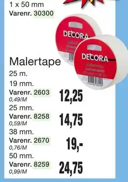 Harald Nyborg Malertape tilbud