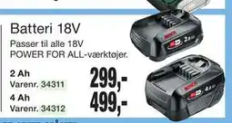 Harald Nyborg Batteri 18V tilbud