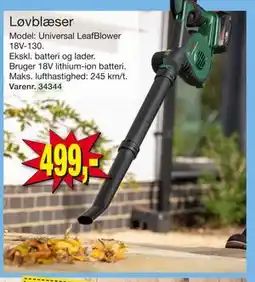 Harald Nyborg Løvblæser, DKK 499 tilbud