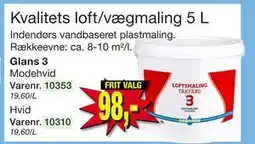 Harald Nyborg Kvalitets loft/vægmaling 5 L, DKK 98 tilbud