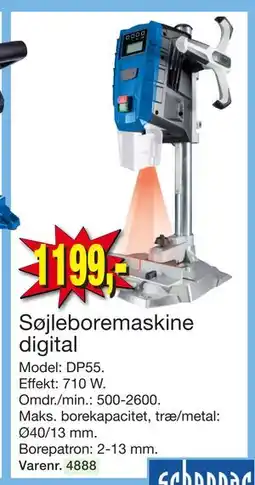 Harald Nyborg Søjleboremaskine digital, DKK 1199 tilbud