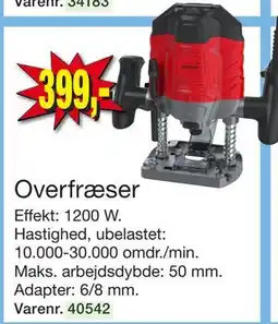 Harald Nyborg Overfræser, DKK 399 tilbud
