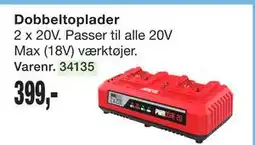 Harald Nyborg Dobbeltoplader, DKK 399 tilbud
