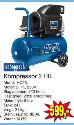 Harald Nyborg Kompressor 2 HK, DKK 599 tilbud