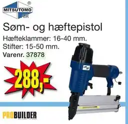 Harald Nyborg Søm- og hæftepistol, DKK 288 tilbud