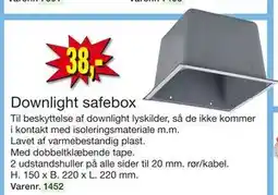 Harald Nyborg Downlight safebox, DKK 38 tilbud