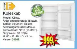 Harald Nyborg Køleskab, DKK 999 tilbud