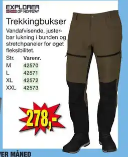 Harald Nyborg Trekkingbukser, DKK 278 tilbud